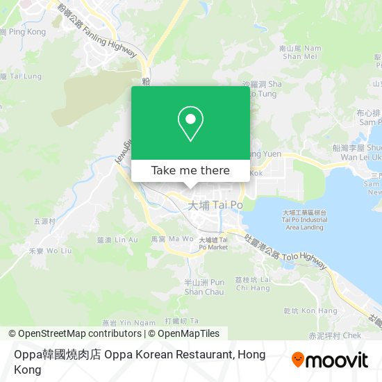 Oppa韓國燒肉店 Oppa Korean Restaurant map