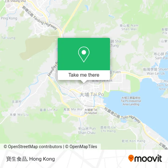 寶生食品 map