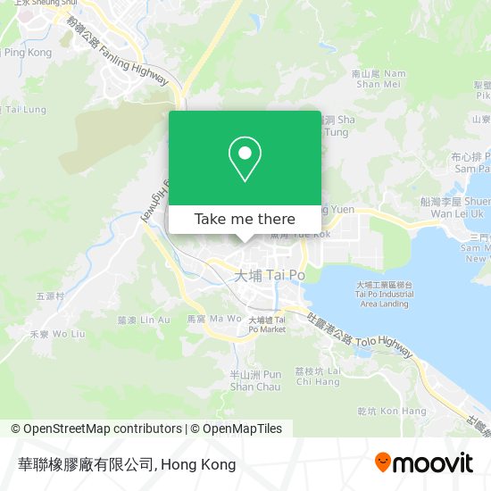 華聯橡膠廠有限公司地圖
