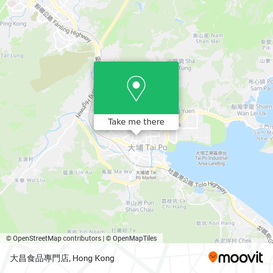 大昌食品專門店 map