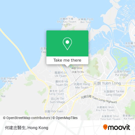 何建忠醫生 map