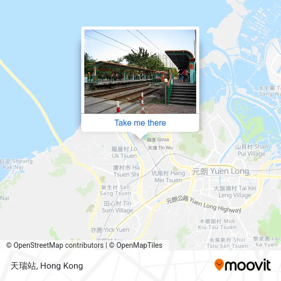 天瑞站 map
