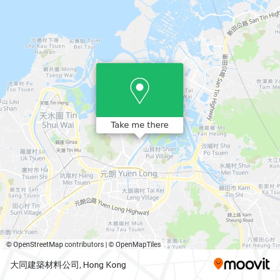 大同建築材料公司 map