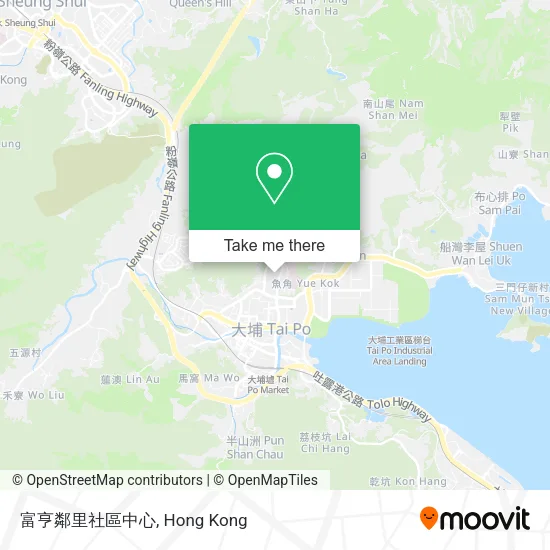 富亨鄰里社區中心地圖
