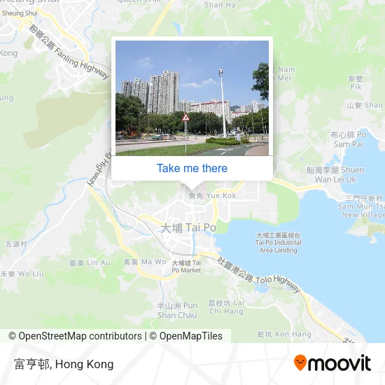 富亨邨 map