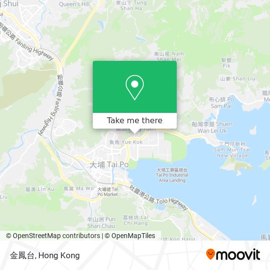 金鳳台 map