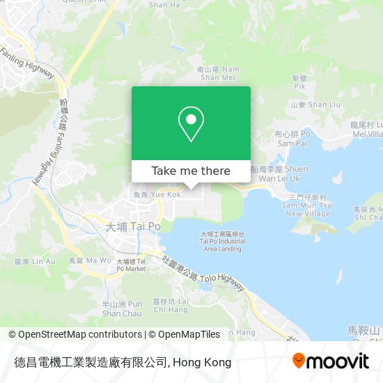 德昌電機工業製造廠有限公司地圖