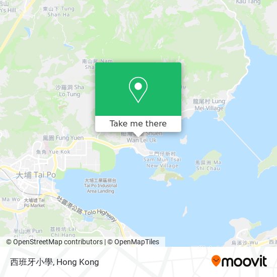 西班牙小學 map