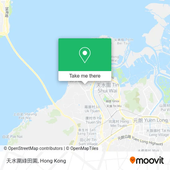 天水圍綠田園地圖