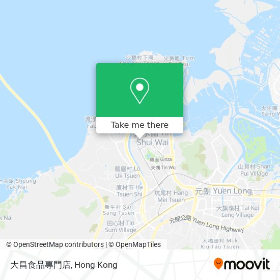 大昌食品專門店 map