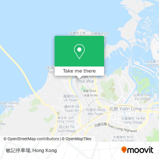 敏記停車場 map
