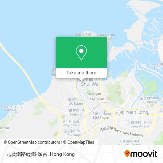 九廣鐵路輕鐵-頌富地圖