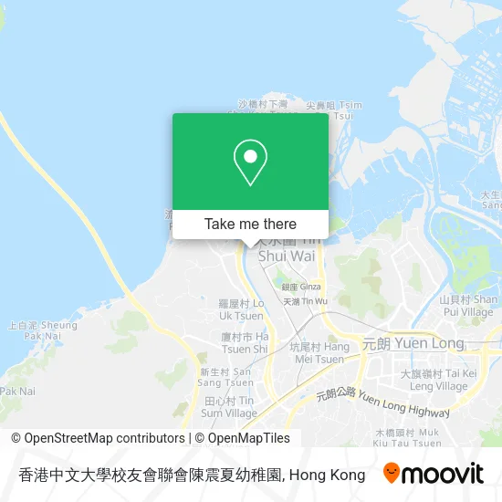 香港中文大學校友會聯會陳震夏幼稚園 map