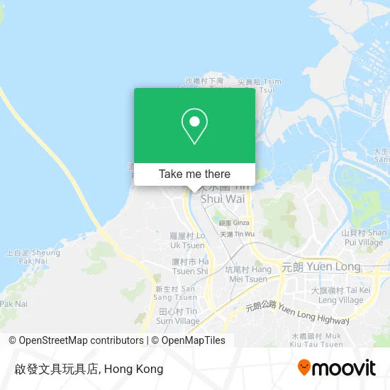 啟發文具玩具店地圖