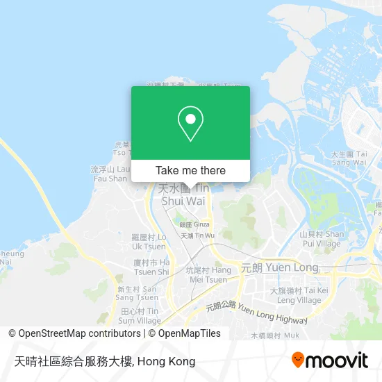 天晴社區綜合服務大樓地圖