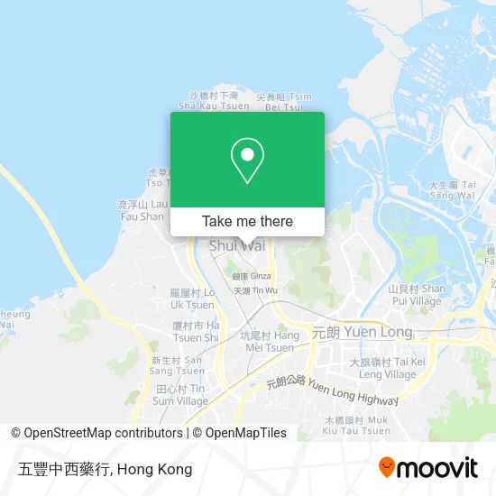 五豐中西藥行地圖