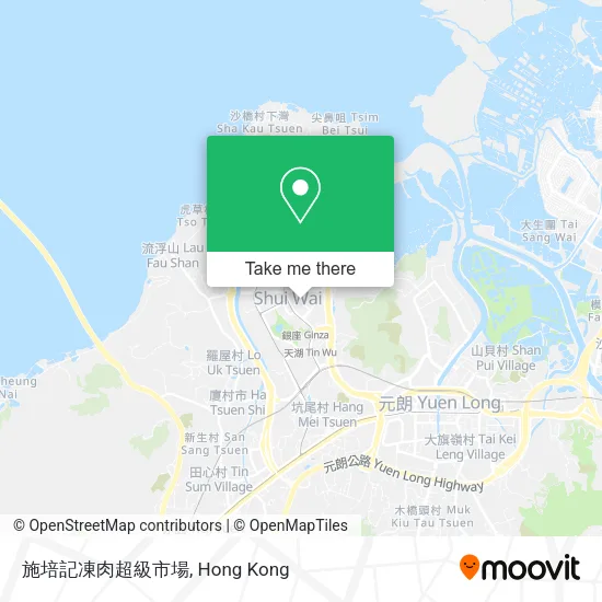施培記凍肉超級市場地圖