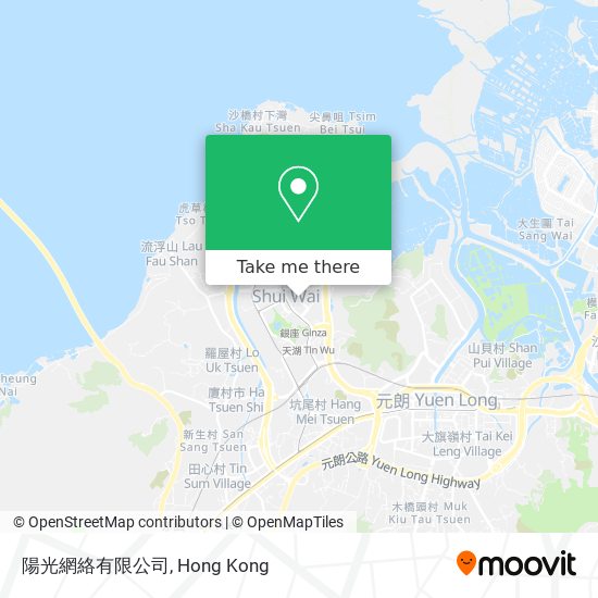 陽光網絡有限公司 map