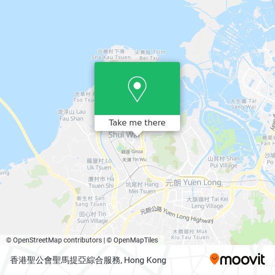 香港聖公會聖馬提亞綜合服務地圖