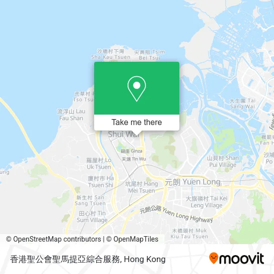 香港聖公會聖馬提亞綜合服務地圖