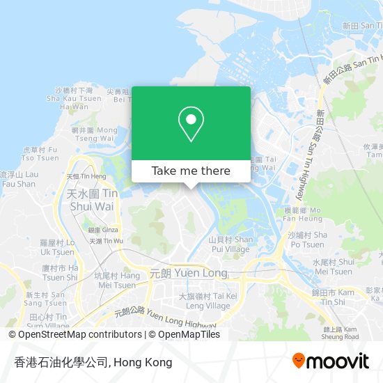 香港石油化學公司 map