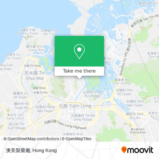 澳美製藥廠 map