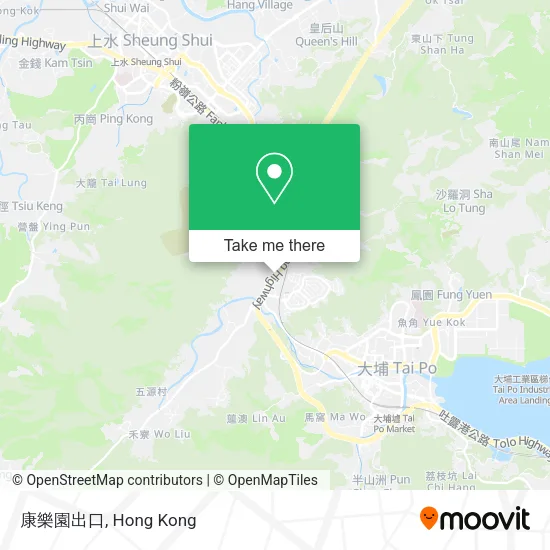 康樂園出口 map