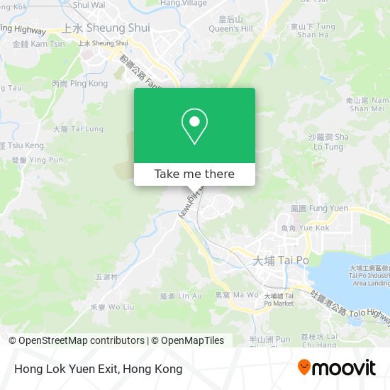 Hong Lok Yuen Exit map