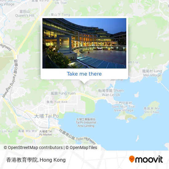 香港教育學院 map