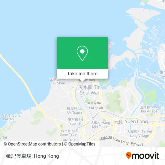 敏記停車場 map