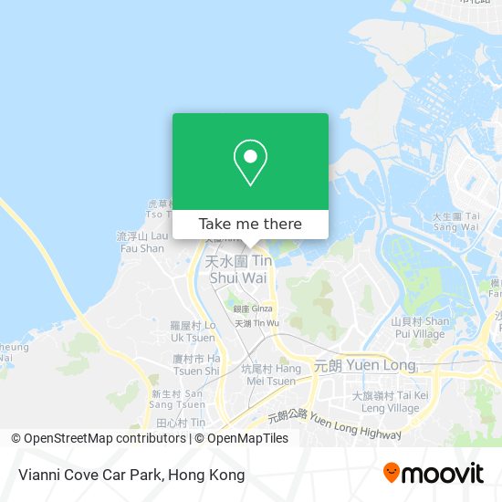 Vianni Cove Car Park map