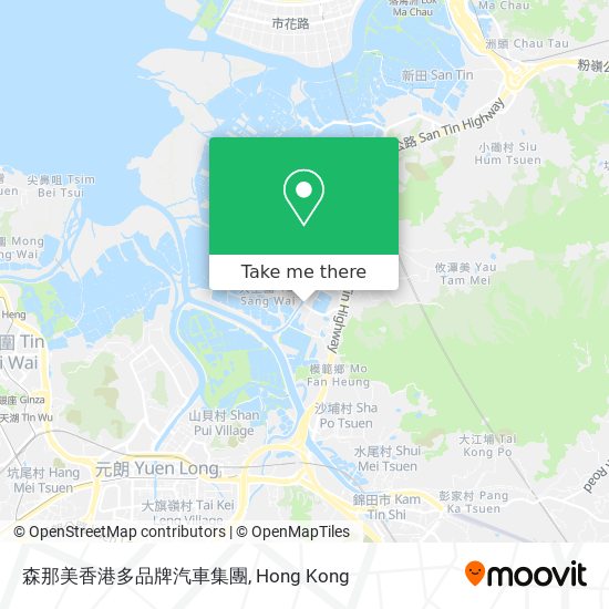 森那美香港多品牌汽車集團 map