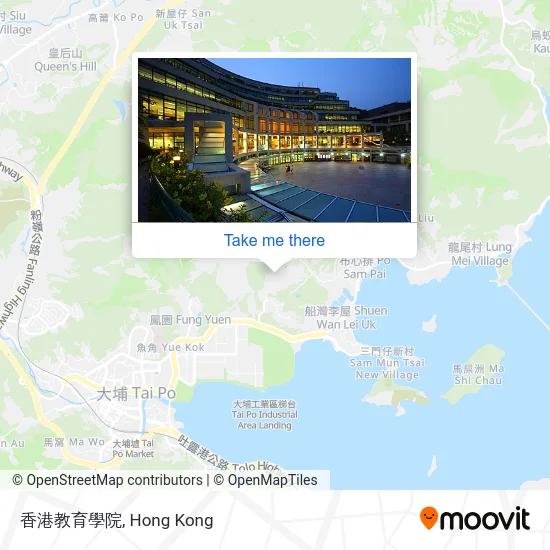 香港教育學院 map
