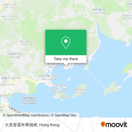 大美督嘉年華燒烤 map