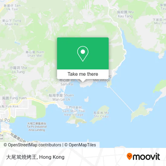 大尾篤燒烤王地圖