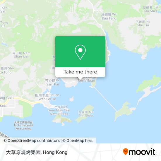 大草原燒烤樂園 map