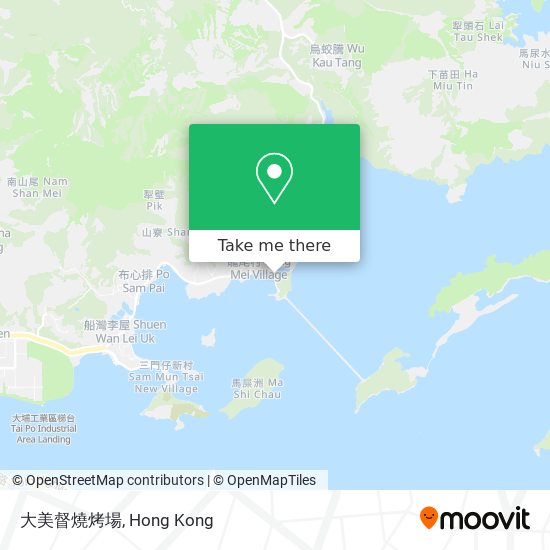 大美督燒烤場 map
