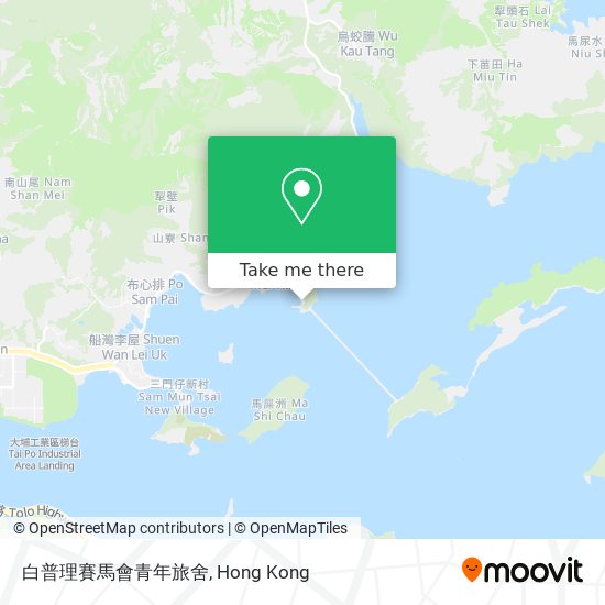 白普理賽馬會青年旅舍 map