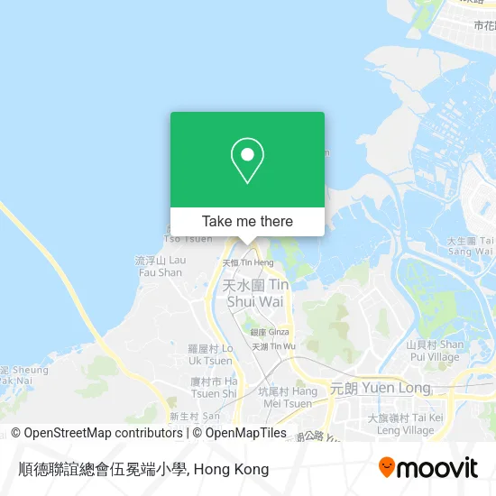 順德聯誼總會伍冕端小學地圖