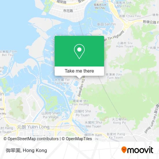 御翠園地圖