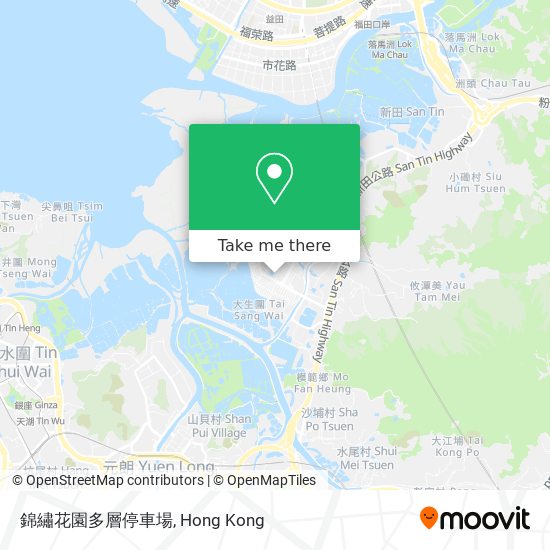 錦繡花園多層停車場 map