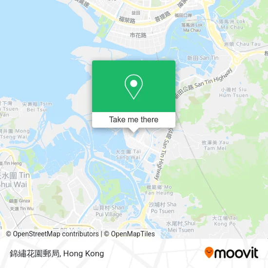 錦繡花園郵局地圖