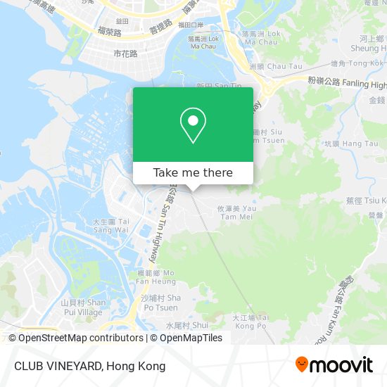 CLUB VINEYARD map