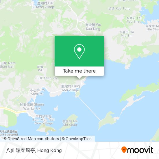 八仙嶺春風亭 map
