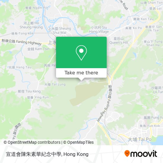 宣道會陳朱素華紀念中學 map