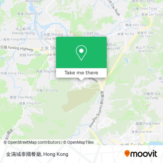 金滿城泰國餐廳 map