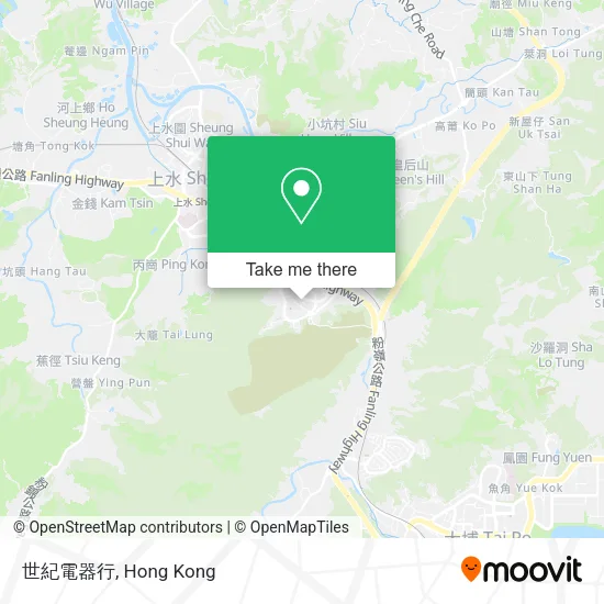 世紀電器行地圖