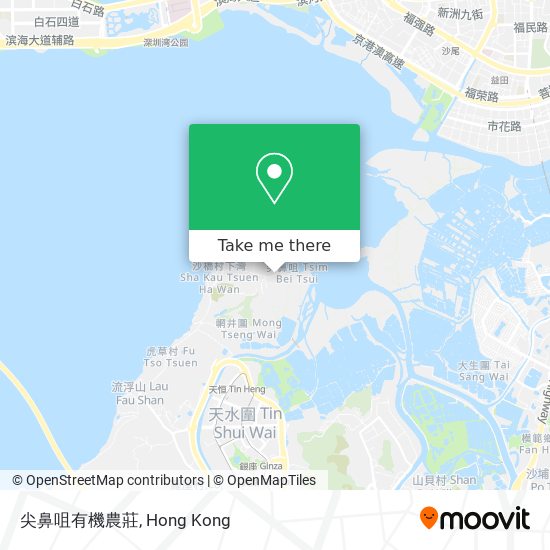 尖鼻咀有機農莊 map