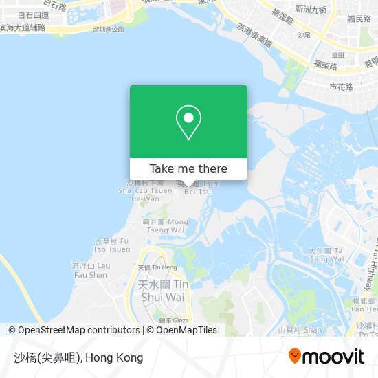 沙橋(尖鼻咀) map