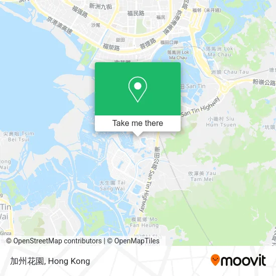 加州花園 map